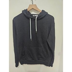 Ohoo Black Pullover Hoodie Sweatshirt Women Medium‎ Made in Korea K-Fashion
